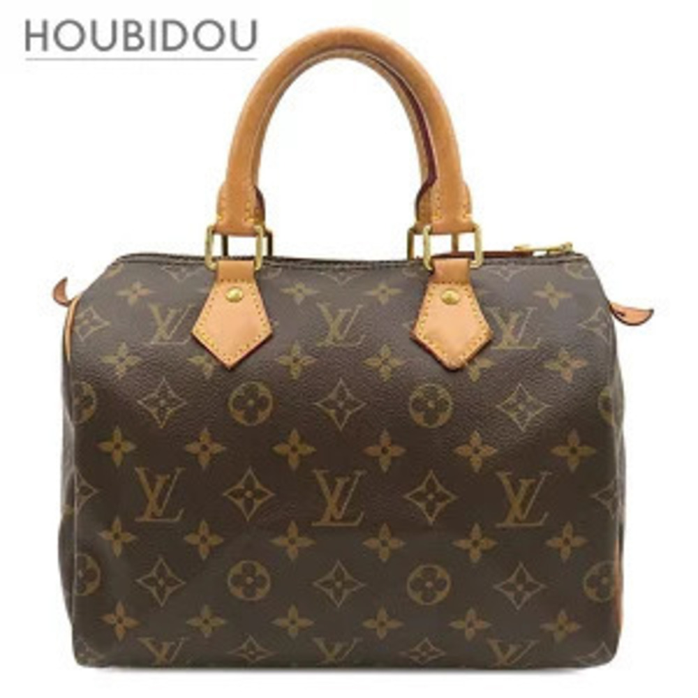 Louis Vuitton Speedy handbag Monogram canvas brown key padlock